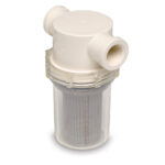 SHURFLO 1/2" RAW WATER STRAINER W/ BRACKET & FITTINGS