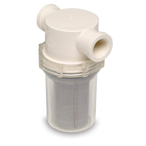 SHURFLO 3/4" RAW WATER STRAINER W/ BRACKET & FITTINGS
