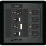 BLUE SEA 1522 360 PANEL DUAL BILGE PUMP CONTROL
