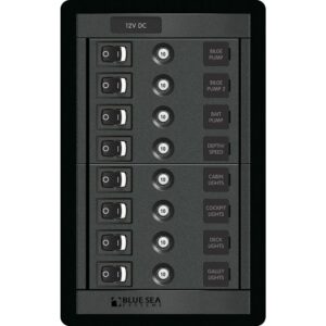 BLUE SEA 1457 8 POSITION  SWITCH CLB VERTICLE