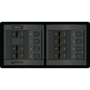 BLUE SEA 1230 120 VOLT AC MAIN + 6 POSITIONS