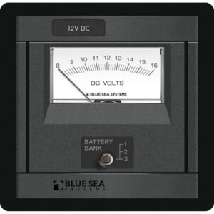 BLUE SEA 1473 DC ANALOG  VOLTMETER PANEL