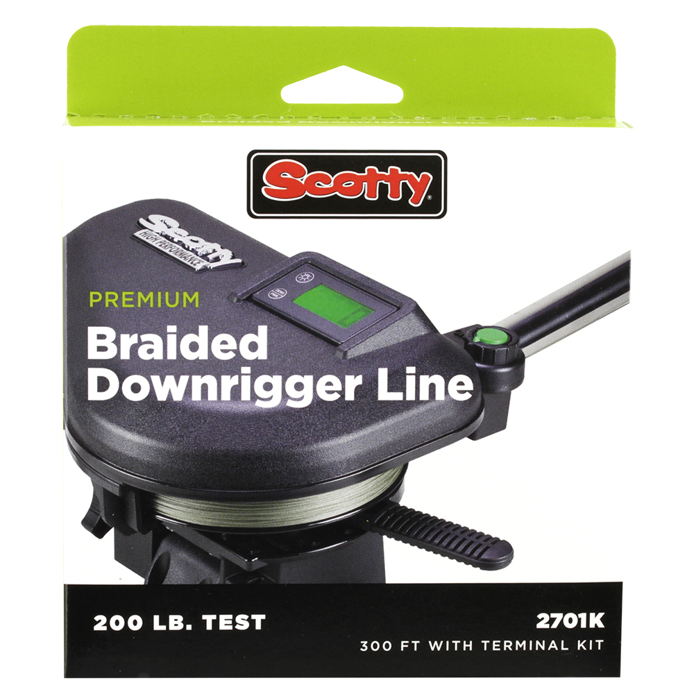 SCOTTY POWER BRAID DOWNRIGGER LINE 200LB TEST 200 FT