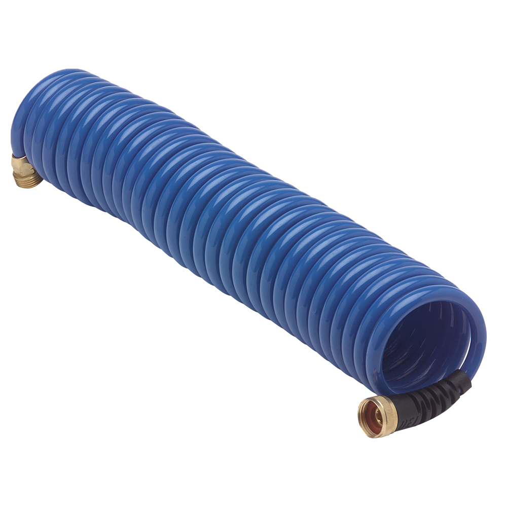 HOSECOIL 25' BLUE HOSE W/ FLEX RELIEF