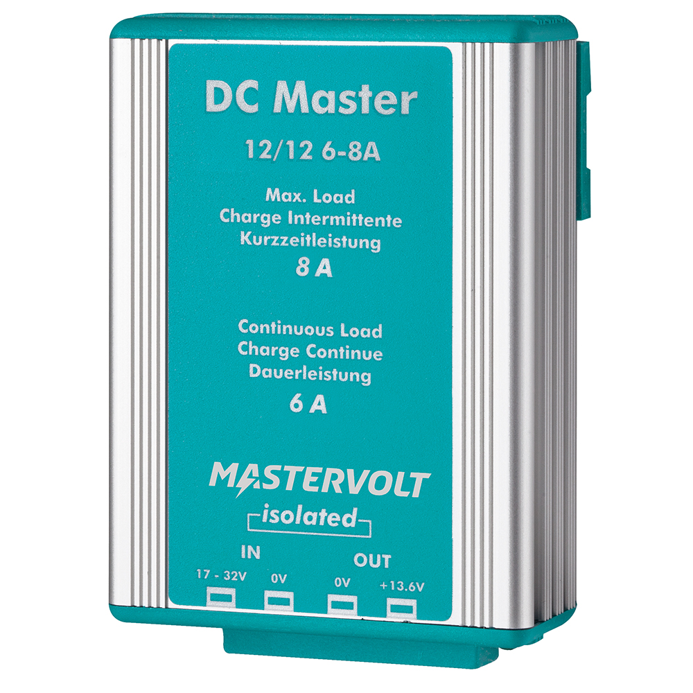 MASTERVOLT DC MASTER 12V TO 12V CONVERTER 6A W/ ISOLATOR