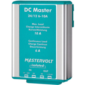 MASTERVOLT DC MASTER 24V TO 12V CONVERTER 6A W/ ISOLATOR