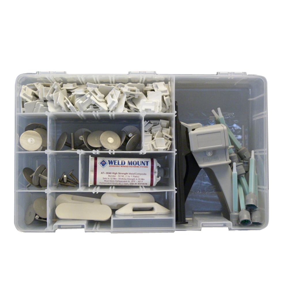 WELD MOUNT EXECUTIVE ADHESIVE AND FASTENER KIT W/AT-8040