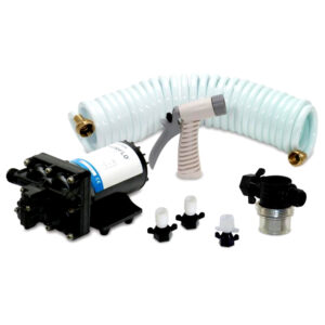 SHURFLO BLASTER II WASHDOWN KIT W/ 25' HOSE 12 VDC 3.5 GPM