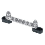 BEP PRO INSTALLER BUS BAR 6 WAY 100A 2 STUDS RED/BLK COVER
