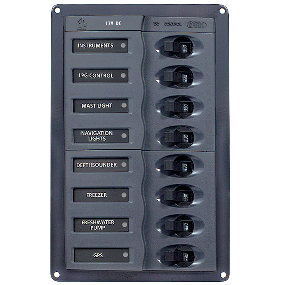 BEP DC PANEL - 8-WAY - VERTICAL