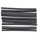 ANCOR HEAT SHRINK KIT 6" BLACK 20 - 2/0 AWG 8 PACK