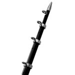 TACO 8' BLACK/SILVER 1 1/8" CENTER RIGGER POLE