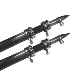 TACO 16' CARBON FIBER OUTRIGGER POLES BLACK