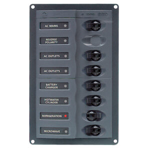 BEP AC CIRCUIT BREAKER PANEL WITHOUT METERS 6 WAY WITH