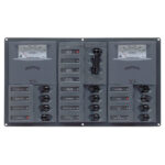 BEP AC CIRCUIT BREAKER PANEL  WITH ANALOG METERS 12SP 2DP