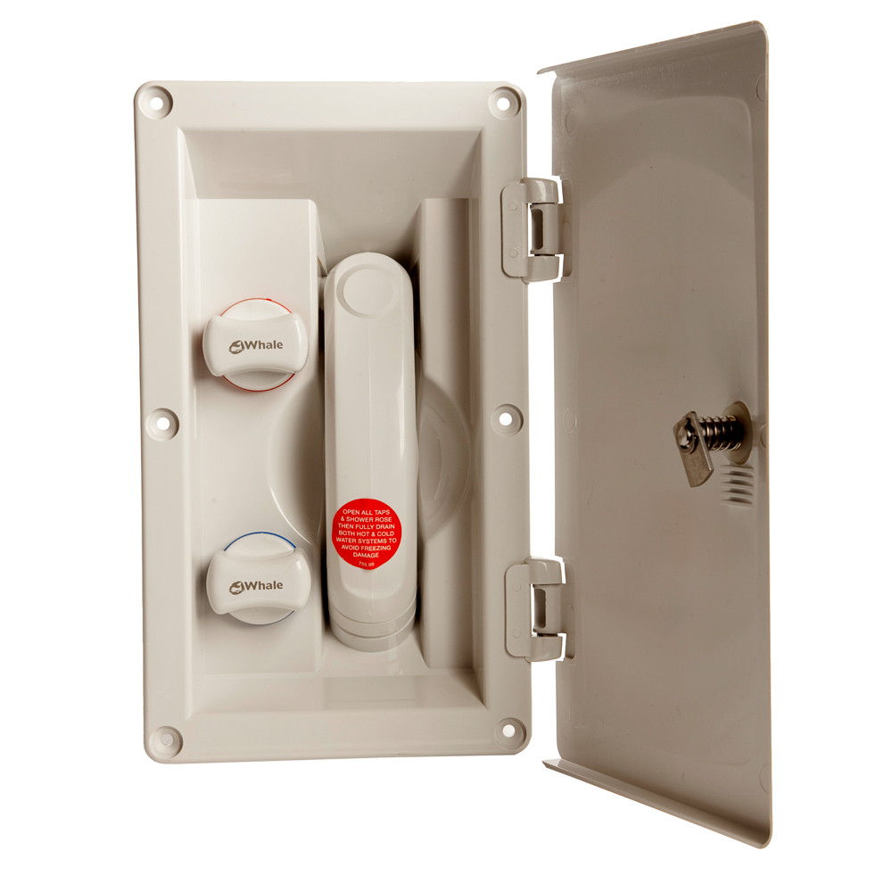 WHALE SWIM 'N' RINSE TRANSOM SHOWER HOT AND COLD MIXER