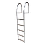 DOCK EDGE ALUMINUM 5 STEP FIXED DOCK LADDER WELD FREE