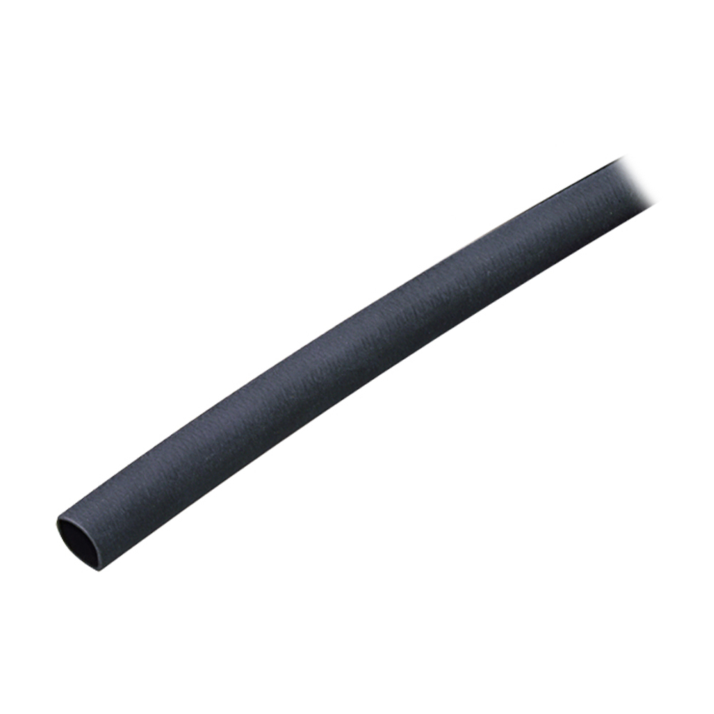 ANCOR HEAT SHRINK TUBING 1/4" X 48" BLACK 16-10 AWG