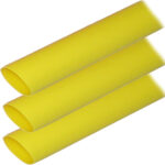 ANCOR HEAT SHRINK TUBING 1" X 6" YELLOW 3 PACK 2-4/0 AWG