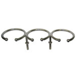 WHITECAP TOP MOUNT 3-RING SS  CUP HOLDER - STUD MOUNT