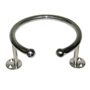 WHITECAP SINGLE TOP MOUNT SS CUP HOLDER - BASE MOUNT