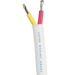 ANCOR SAFETY DUPLEX ROUND CABLE 250' 16/2 (RED.YELLOW)