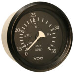 VDO COCKPIT MARINE 85MM  (3-3/8") 35 MPH SPEEDOMETER
