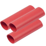 ANCOR HEAVY WALL HEAT SHRINK TUBING 3/4" X 12" RED 3 PK