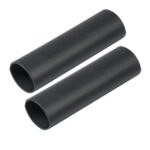 ANCOR HEAVY WALL HEAT SHRINK TUBING 1" X 12" BLACK 2 PK