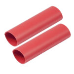 ANCOR HEAVY WALL HEAT SHRINK TUBING 1" X 6" RED 2 PK