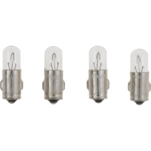 VDO TYPE A 9/32" (7MM) METAL BASE BULB 12V, 2W, 4 PACK