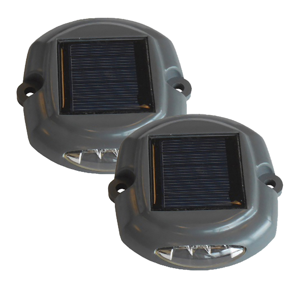 DOCK EDGE DOCKLITE SOLAR DOCK & DECK LIGHT 2-PACK