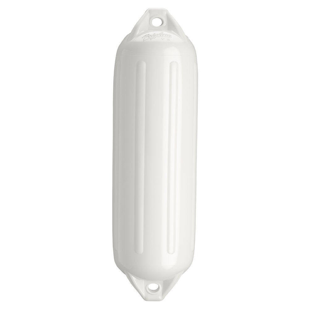 POLYFORM NF-4 HEAVY DUTY TWIN EYE FENDER 6.4" X 21.6" WHITE