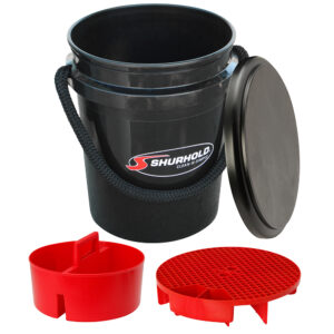 SHURHOLD 5 GALLON BLACK BUCKET KIT