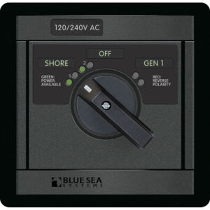 BLUE SEA 1480 ROTARY SWITCH 2 POSITIONS + OFF 65A 4 POLE