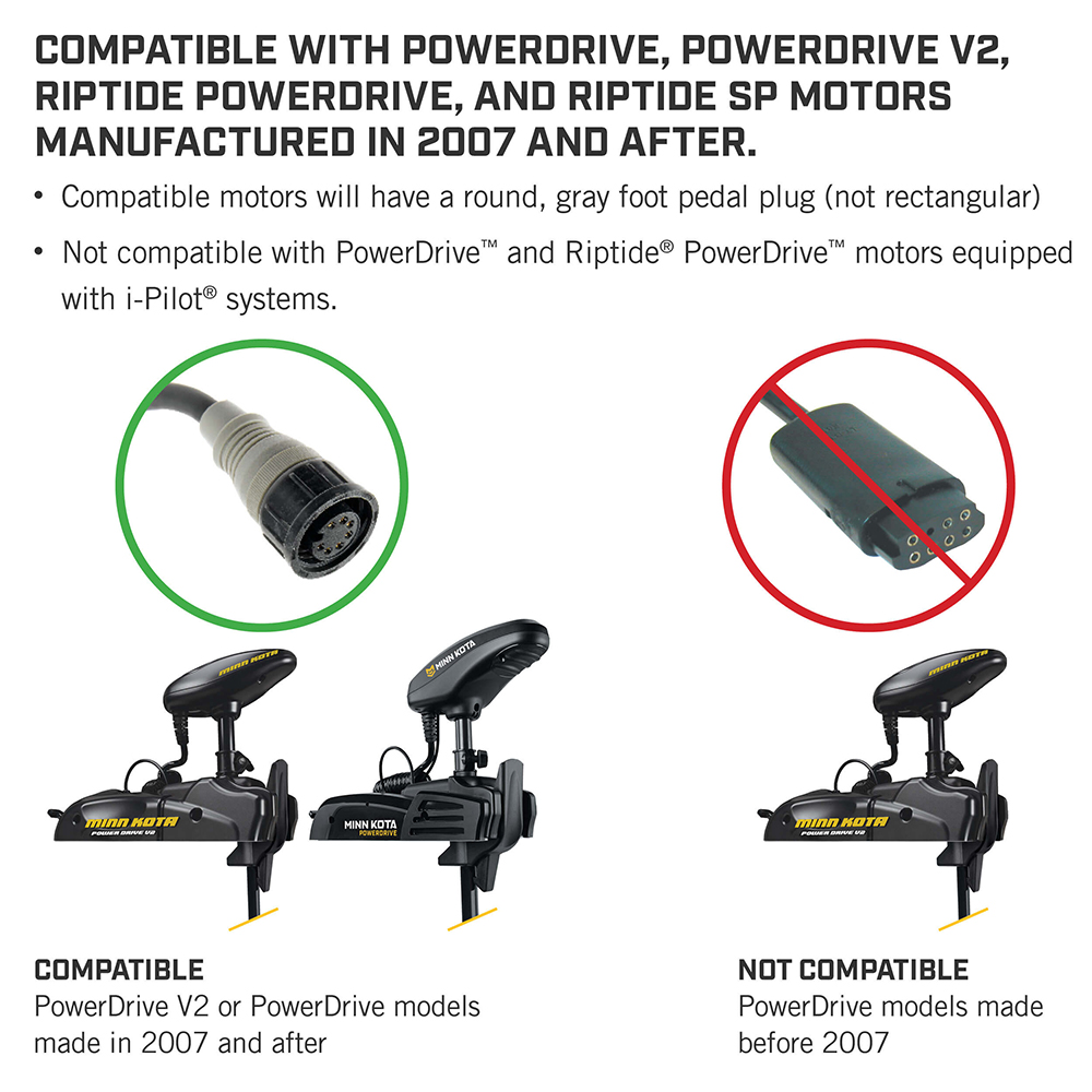 MINN KOTA POWERDRIVE BT FOOT PEDAL ACC CORDED - Image 2