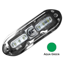SHADOW-CASTER AQUA GREEN 6 LED UNDERWATER LIGHT W/20 FT