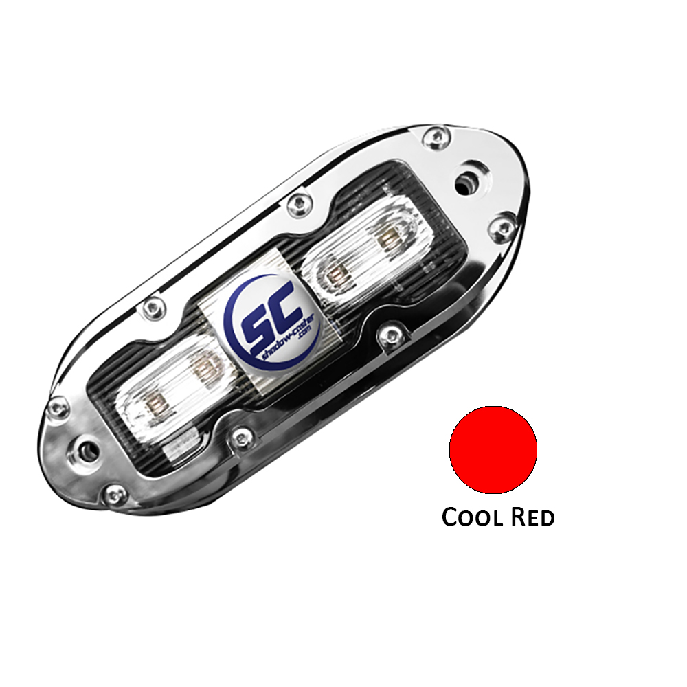 SHADOW-CASTER COOL RED 4 LED UNDERWATER LIGHT W/20 FT