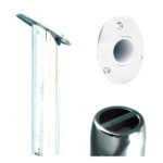 TIGRESS OVAL HEAD SS GUNNEL MNT ROD HOLDER 30 DEG 9"