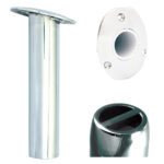 TIGRESS OVAL HEAD SS GUNNEL MNT ROD HOLDERS 15 DEG 9"