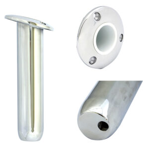 TIGRESS ROUND HEAD CLOSED BASE ROD HOLDER 15 DEG 9"