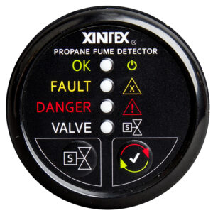 XINTEX P-1BS-R PROPANE FUME DETECTOR, 1-CHANNEL, W/ SENSOR