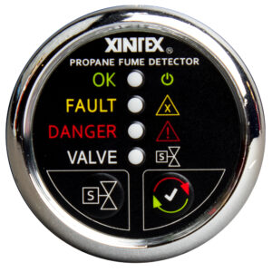 XINTEX P-1CS-R PROPANE FUME DETECTOR, 1-CHANNEL, W/ SENSOR