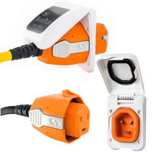 SMARTPLUG 30AMP CONNECTOR AND NON-METALLIC INLET WHITE