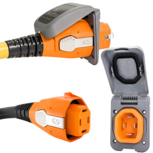 SMARTPLUG 50 AMP CONNECTOR  & NON METALLIC INLET GRAY