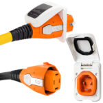 SMARTPLUG 50 AMP CONNECTOR &  NON METALLIC INLET WHITE