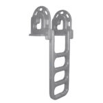 DOCK EDGE SWING-UP ROTO MOLDED 4 STEP DOCK LADDER