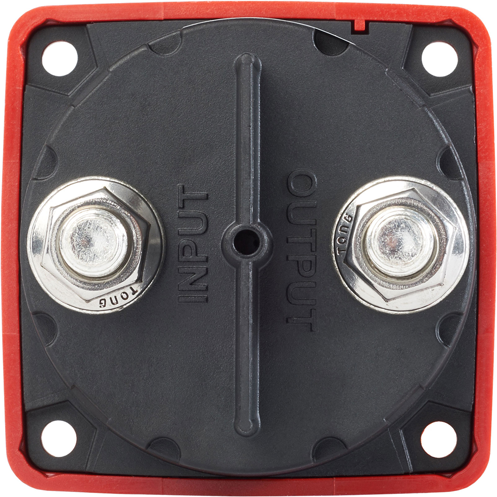 BLUE SEA 6004 BATTERY SWITCH ON/OFF W/LOCKING KEY RED - Image 3