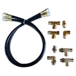 OCTOPUS 30" HOSE AND FITTING KIT, INCLUDING ORB AND NPT