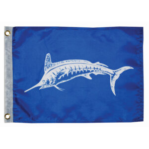 TAYLOR MADE 12X18 WHITE MARLIN FLAG